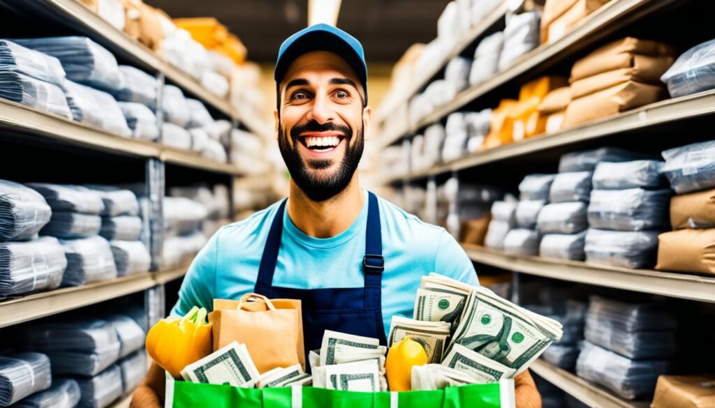 impact of non-cash tips on grocery delivery drivers