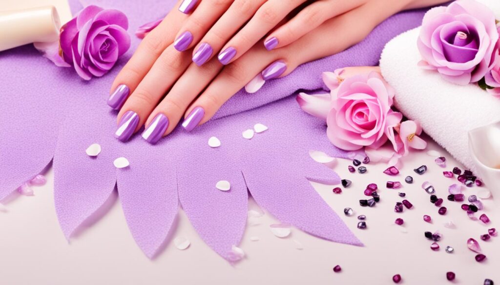 various nail salon services